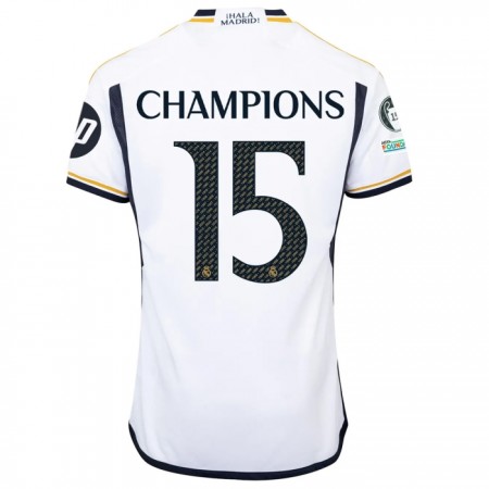 Real Madrid CHAMPIONS 15 Hjemmedrakt 2023-24 Kortermet Real Madrid CHAMPIONS 15 Hjemmedrakt 2023-24 Kortermet